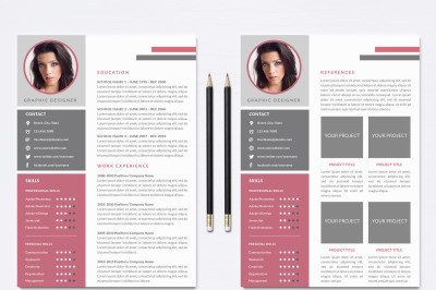 Resume Template for Photoshop
