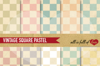 Retro Chess Digital Paper Pack Checkered Backgrounds