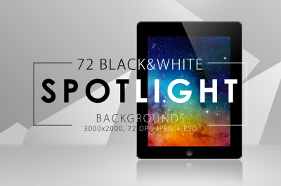 72 Spotlight Backgrounds Pack