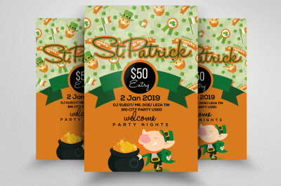 St Patricks Flyer Template