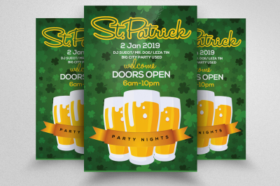 St Patricks Flyer Template