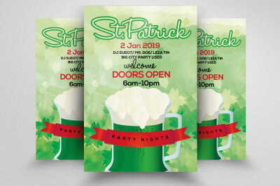 St Patricks Flyer Template