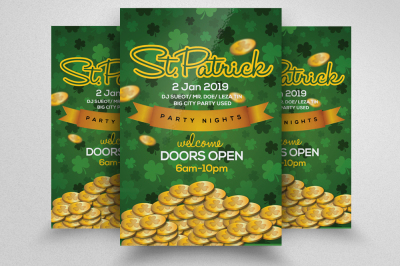 St Patricks Day Flyer Template