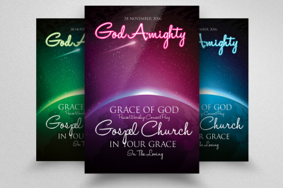 Jesus Church Flyer Template