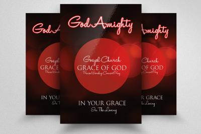 God Church Flyer Template