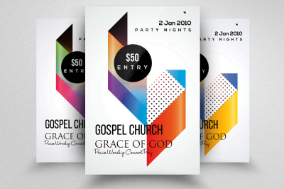 Futuristic Flyer Poster Template