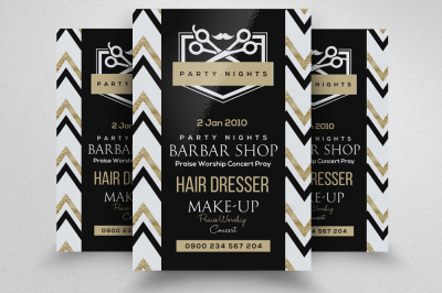 Barber Shop Flyer Template