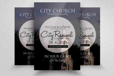 Jesus City Church Flyer Template