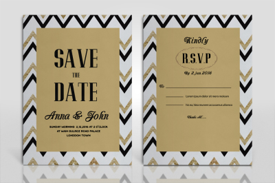 Pack of 5 Invitation Cards
