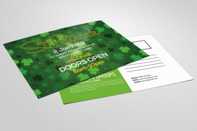 St. Patricks Day Invitation Postcard