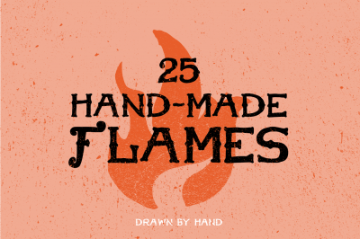 25 Hand-Made Flames