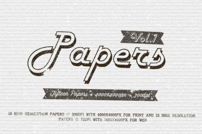 15 Paper Textures