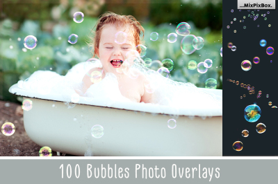 100 Bubbles Overlays
