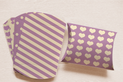 Lavender Pillow Box to Print
