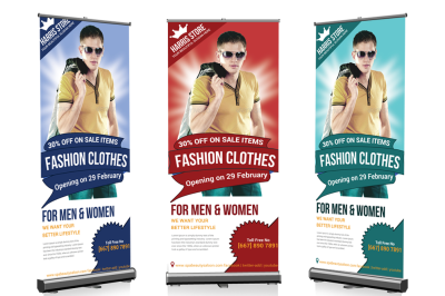 Shoping Center Roll Up Banner