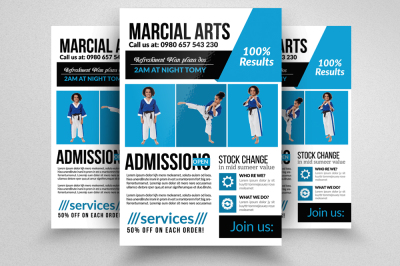 Karate Martial Arts Trainning Flyer