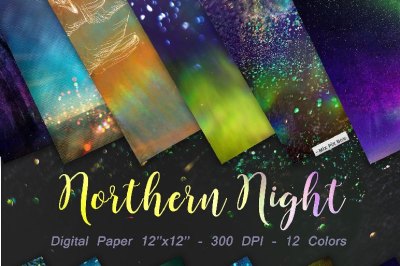 Northern Night Digital Paper