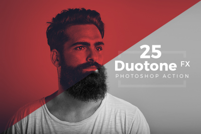Duotone Photoshop Action Pack