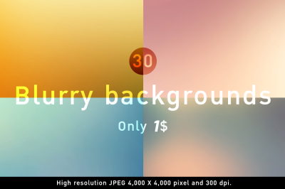 30 Blur backgrounds