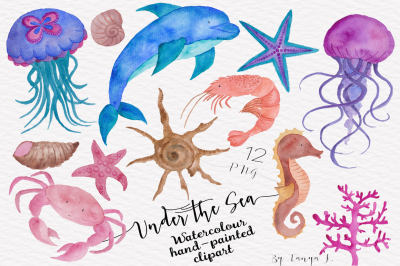 Under the Sea Watercolor Collection