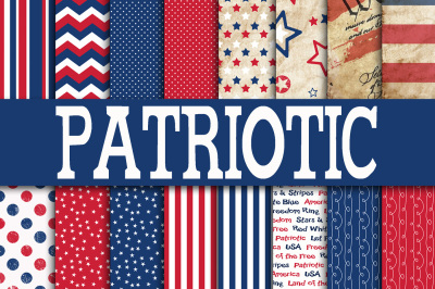 Patriotic Digital Paper