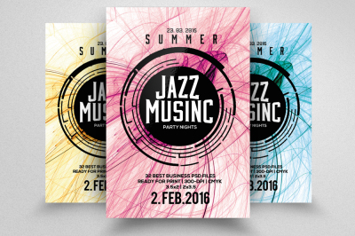 Jazz Music Party Flyer