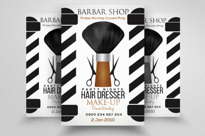 Barber Shop Flyer Template