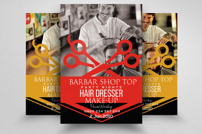 Barber Shop Flyer Template