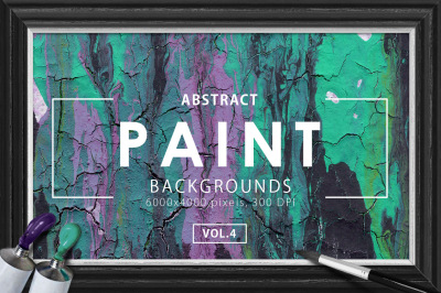 Abstract Paint Backgrounds Vol. 4