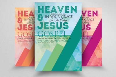 Jesus City Church Flyer Template