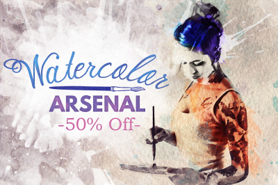 Watercolor Arsenal (50% off)