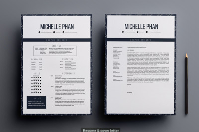 1 page CV template