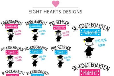 Nailed it - School Combo Pack - Stick Figures SVG PNG DXF EPS Cutting Designs