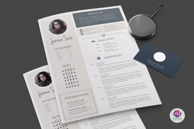 Professional resume template ,cover letter template