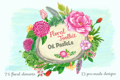 Floral Toolkit Oil Pastels