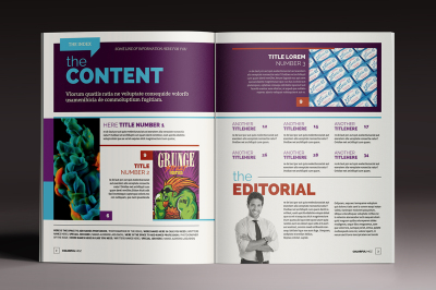The Colorful Magazine Indesign Template