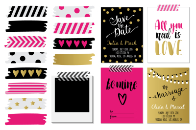 Washi Tape and Party cards