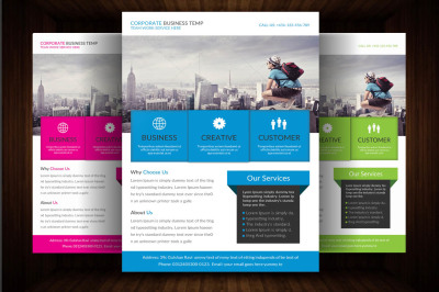 Corporate Business Template with custom offer