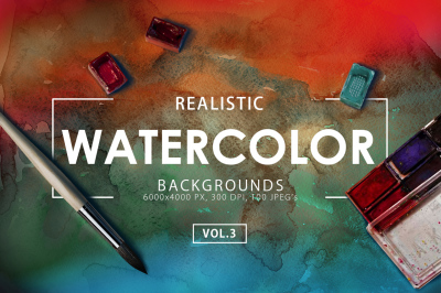 Watercolor Backgrounds 3