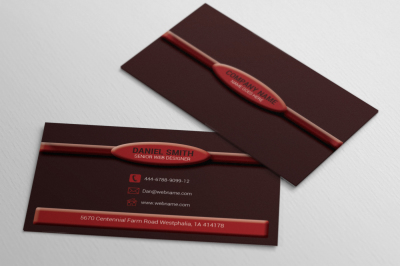 Business card templates 3D style With customize offer
