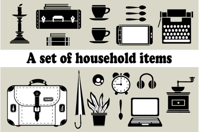 A set of vector elements of the household