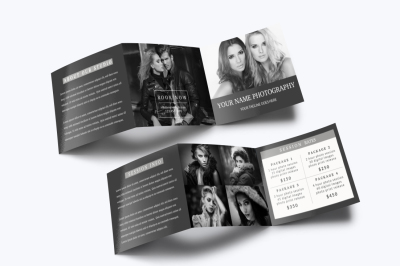 Photography Trifold Brochure Template