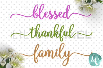 400 15359 49e7d797ef06b66d2263de7783d5fda294f4c4d0 blessed thankful family sign svg png dxf jpeg cutting file