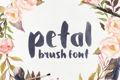 Petal - Brush Font