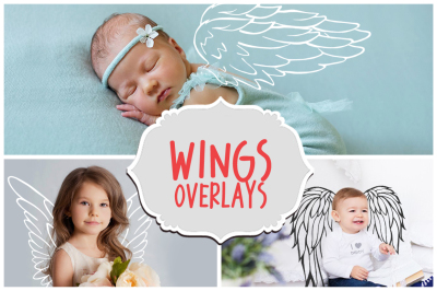 42 Angel Wings Overlays