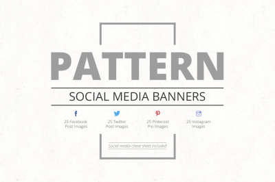 Pattern Social Media Banners