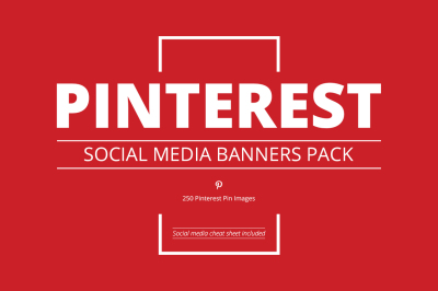 Pinterest Social Media Banners Pack