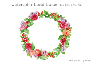 Floral Frame, roses