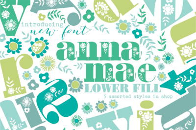 Anna Mea Lowercase Font
