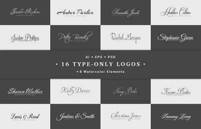 16 Type-Only Logos